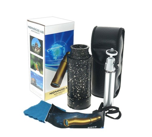 50X50 Panda Metal Gövde Tek Gözle Büyük Mercek Korsan Dürbün Syh