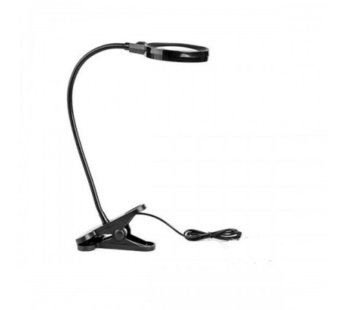 12 Led Clipslı Işıklı Büyüteç Işıklı Masa Lambası Çalışma Lambası