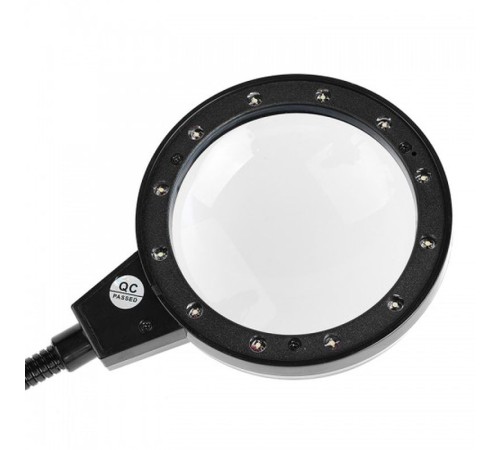 12 Led Clipslı Işıklı Büyüteç Işıklı Masa Lambası Çalışma Lambası