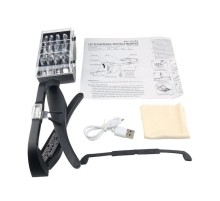 Şarjlı Gözlük Büyüteç 4 Farklı Lens -11537Dc