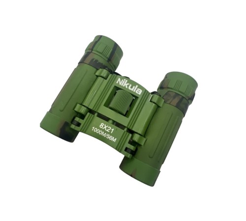 8x21 Dürbün Kamuflaj Dürbünü 56m/1000m Kauçuk Kaplama