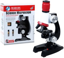 Eğitici Mikroskop Kiti Zoom Led Işıklı 100X 400X 1200X St1200X