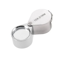 10X21 Full Çelik Kaplı Büyüteç Lüp