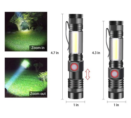 F.B.I PRO F-28A ŞARJLI MIKNATISLI EL FENERİ