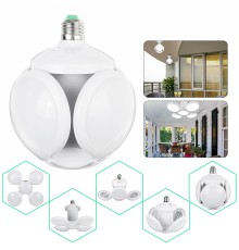 F-1997 LED Futbol Ufo Ampul E27 28W 360 Derece Katlanır Lamba LED Spot Işık Beyaz Glop Led