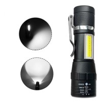 Zoomlu Şarjli Cob Led Güçlü El Feneri WB-017