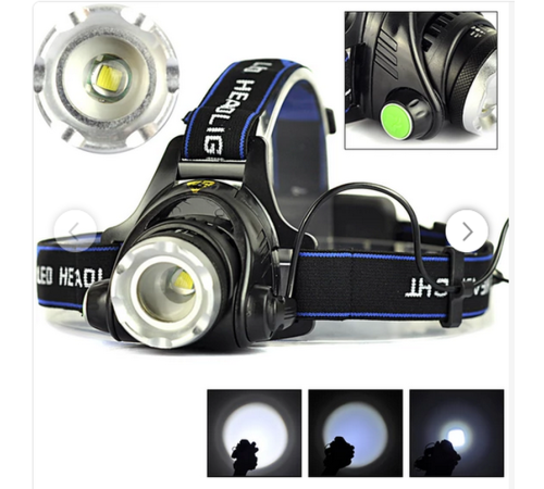 Boruit Led Kafa Feneri 2000Lm Xm-L T6 2000 Lumens 3 Modlu