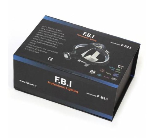 F.B.I F-823 XLM T6 LED Su Geçirmez Şarjlı Kafa Lambası