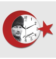 Ay Yildiz Duvar Saati 134-2