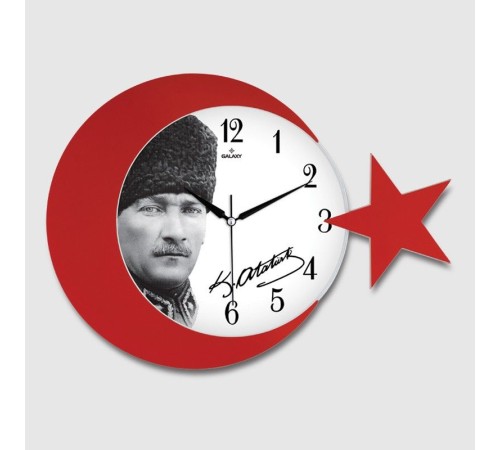 Ay Yildiz Duvar Saati 134-2