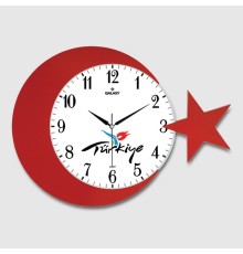 Ay Yildiz Duvar Saati 134-4