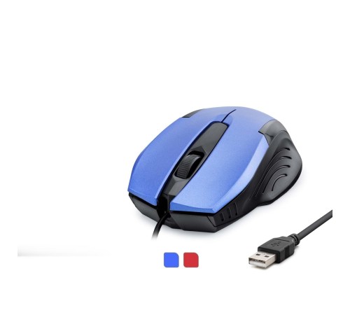 Kablolu Mouse 800 DPI 140 Cm Mavi Kırmızı HDX3254