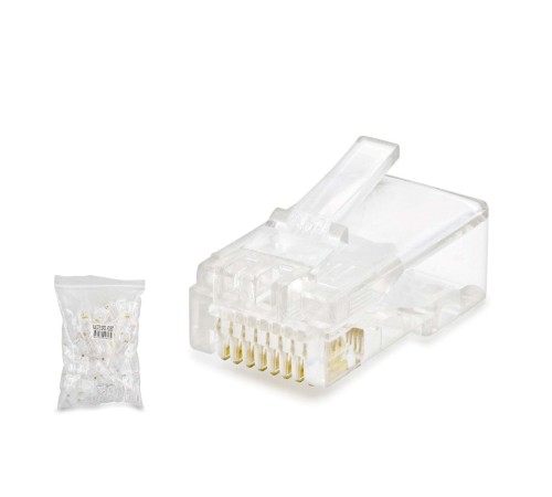 Cat5 Konnektör Rj45 100Lü Paket Şeffaf HDX5007