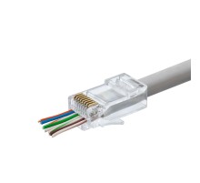 Cat6 Konnektör Ez Rj45 100Lü Paket Şeffaf HDX5030