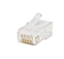 Cat6 Konnektör Rj45 100Lü Paket Şeffaf HDX5043