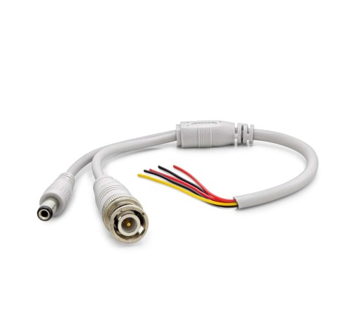 Power Jak Kablo Dc + Bnc 30Cm Beyaz HDX5531