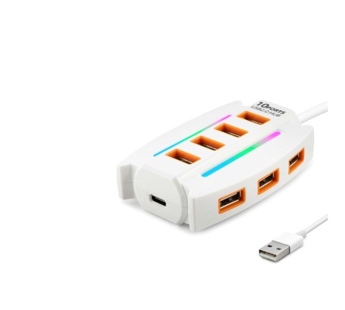 Usb Hub 10*Usb 1.2M Beyaz HDX7037