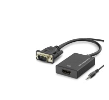 Vga To Hdmı F Çevirici + Audıo 1080P Siyah HDX7794