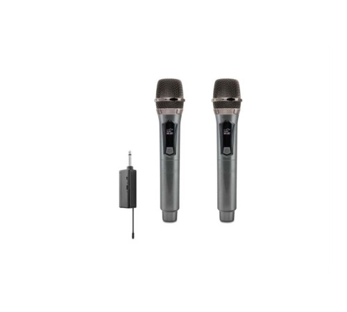 Kablosuz Çift Mikrofon 6.5 Mm Siyah W1