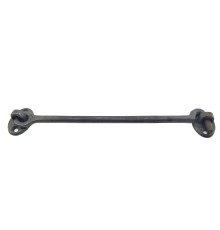 Antika Tarz Dekoratif Pirinç Çengeli - 20cm, Oksit