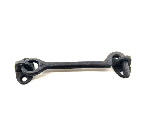Antika Tarz Dekoratif Pirinç Çengeli - 13cm, Oksit