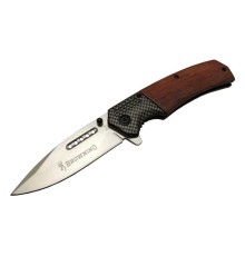 Browning 8-8 Kahverengi Kamp Çakı 20cm - Yarı , Ahşap Sap