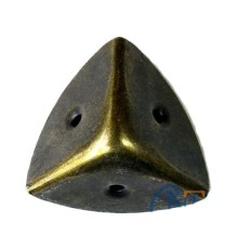 Dekoratif, Kutu, Sandık Köşesi - 45x28 mm, Büyük, Antik, 1 Adet