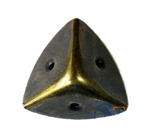 Dekoratif, Kutu, Sandık Köşesi - 45x28 mm, Büyük, Antik, 1 Adet
