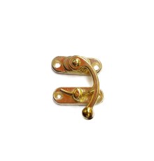 Yay Gözü, Ahşap Kutu Klipsi - Küçük 28x33 mm, Sarı, 100 Adet