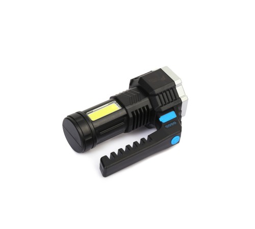 PS-3879 USB Şarj Göstergeli Şarj Edilebilir 7*XPE +COB Led El Feneri