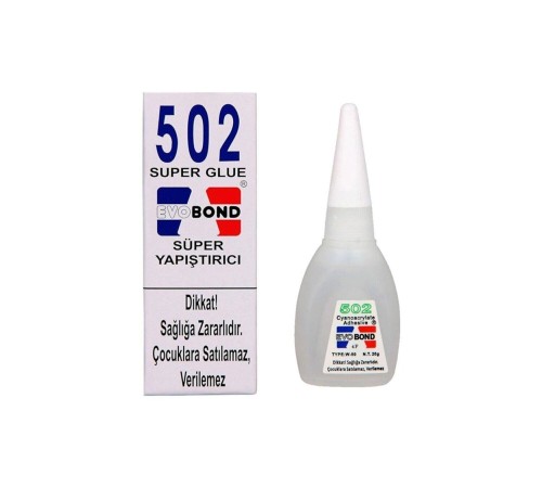 EvoBond 502 Japon Yapıştırıcısı Süper Glue 20 Gr