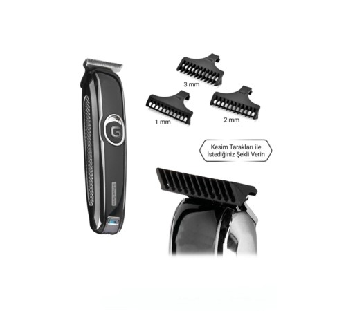 G Power Şarjlı Traş Makinesi Sakal Ense Vucüt Kılı Tıraş Makinası