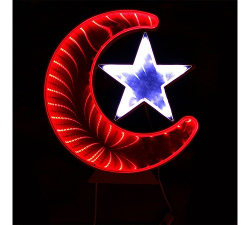 Ay Yıldız Işık Pano Türk Bayrağı Bm-079