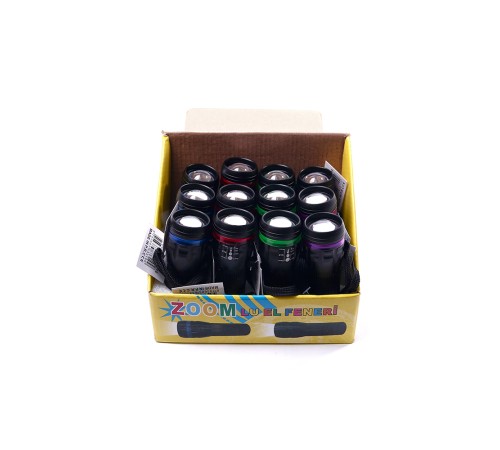 Şeritli Zoom Odaklı EL Feneri Bm-310