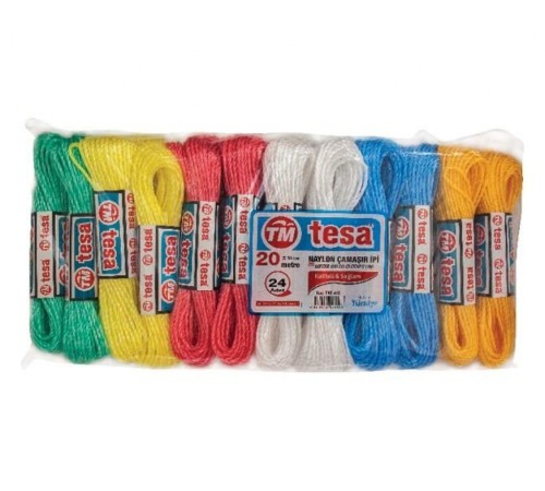 Temsan 20 Metre Naylon Çamaşır İpi 24'lü