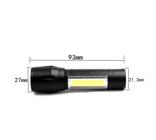 Mini Çok Güçlü Şarjli El Feneri Xpe-Cob Led Wt-030
