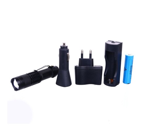 Orjinal 800 Lümen T6 Şarjlı EL Feneri Wt-086