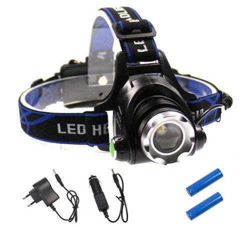 Orjinal 800 Lümen Tx6 Şarjlı Zoomlu Kafa Feneri Wt-120