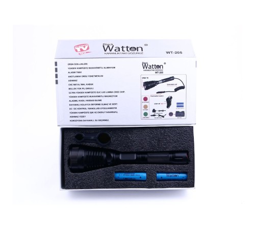 Orjinal 800 Lümen T6 Özel Avcı Feneri Wt-205