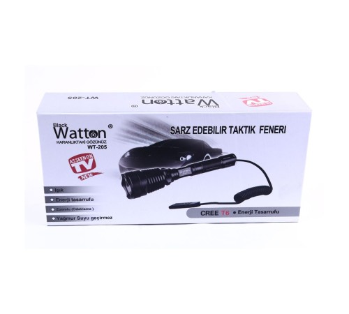 Orjinal 800 Lümen T6 Özel Avcı Feneri Wt-205