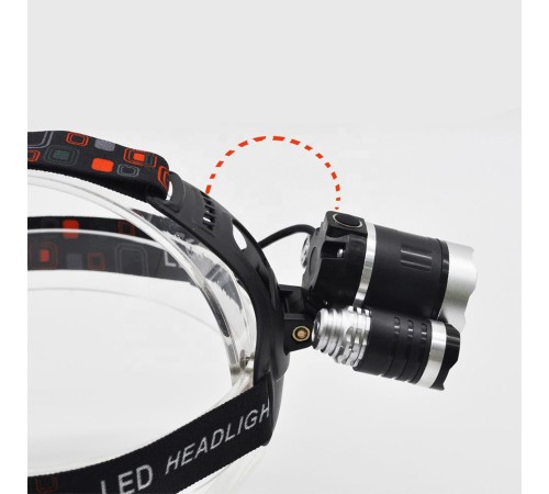 3 Başlıklı Şarjlı Kafa Feneri Wt-256