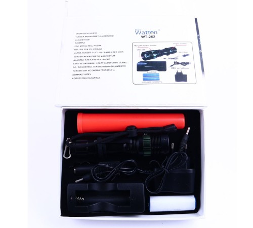 Sinyalli Acil Durum EL Feneri Cree5 Wt-262