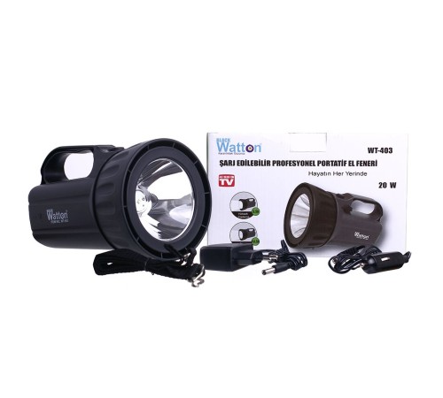 Şarj Edilebilir Profesyonel Portatif EL Feneri Wt-403