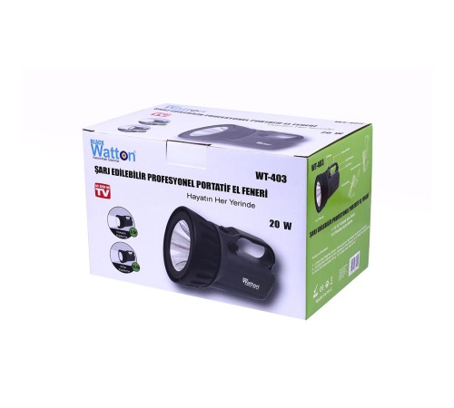 Şarj Edilebilir Profesyonel Portatif EL Feneri Wt-403