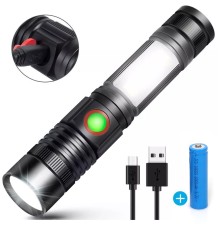 Geniş Açılı P50 Led Şarjlı EL Feneri Wt-601