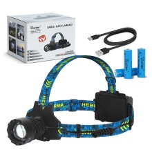 Cree P360 12.000 Lümen Şarjlı Kafa Lambası WT-627