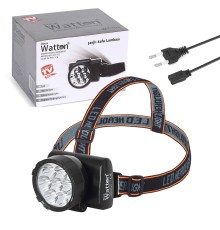 7 Ledli Şarjlı Baret Kafa Lambası Wt-701