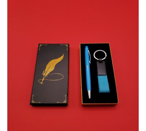 Metal Deri Anahtarlık Ve Kalem