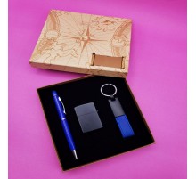 Tükenmez Kalem Çakmak Anahtarlık Seti