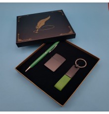 Çakmak Ve Yeşil Kalem Anahtarlık